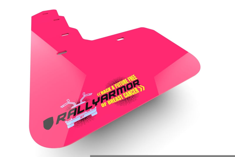 Rally Armor 18-23 Subaru XV Crosstrek Pink Mud Flap BCE Logo