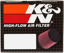 Load image into Gallery viewer, K&amp;N Filter Universal Rubber Round Air Filter 20 Deg Flange Angle 2.25in Flange ID x 3.5in OD x 6in H