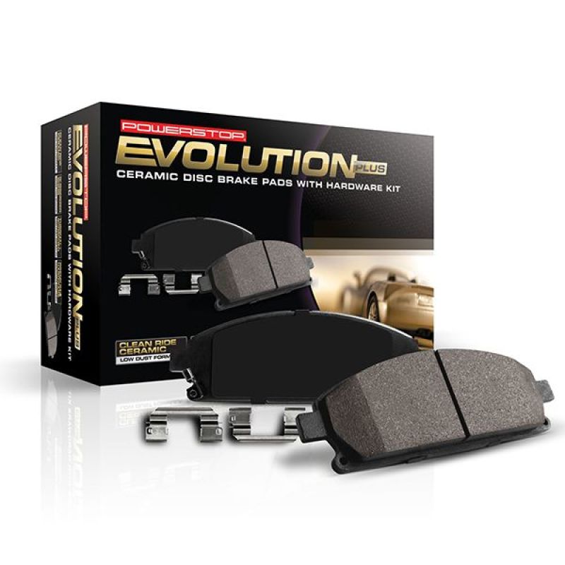 Power Stop 17-21 Tesla Model 3 Front Z17 Evo Ceramic Brake Pads w/Hardware