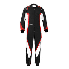 Load image into Gallery viewer, Sparco Suit Kerb 140 BLK/WHT/RED