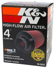 Load image into Gallery viewer, K&amp;N Universal Air Filter (4in. Flange / 6in. Base OD / 4-5/8in. Top OD / 6in. Height)