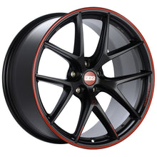 Load image into Gallery viewer, BBS CI-R Nurburgring Edition 20x10.5 5x120 ET35 Satin Black/Red Lip Wheel - 82mm PFS/Clip Req.