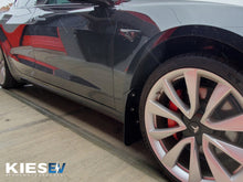 Load image into Gallery viewer, Rally Armor 17-23 Tesla Model 3 Black UR Mud Flap w/Blue Logo