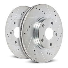 Load image into Gallery viewer, Power Stop 13-16 Ford F-350 Super Duty Front Right Evolution Drilled &amp; Slotted Rotor