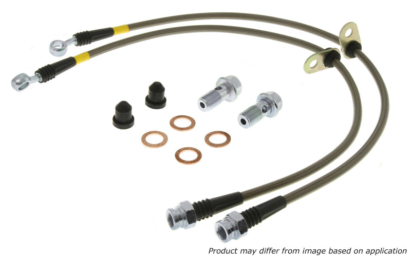 StopTech 90-96 Nissan 300ZX Stainless Steel BBK Rear Brake Lines