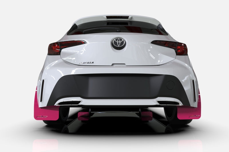 Rally Armor 15-17.5 MKVII VW Golf R Pink Mud Flap BCE Logo